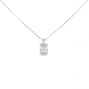 【新品】PT900/PT850 ダイヤモンド ネックレス 0.16CT