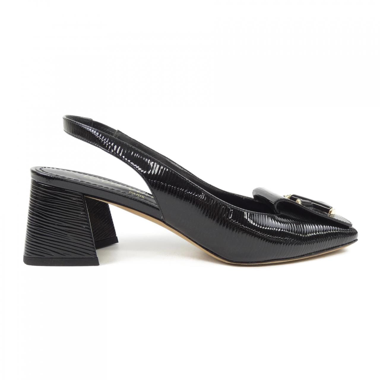 LOUIS VUITTON Vuitton Shake Line Slingback Pumps