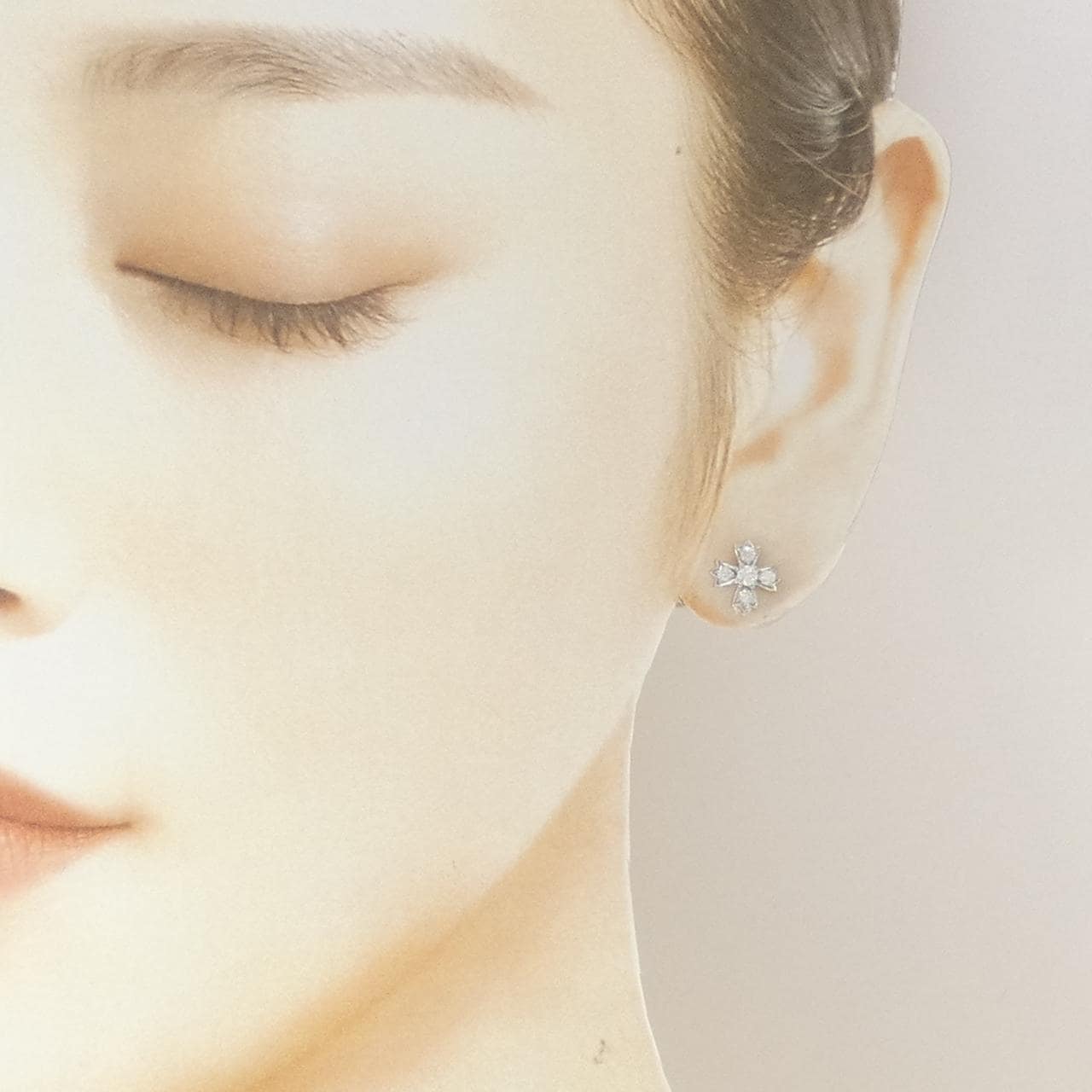 ティファニー ダイヤモンド ピアス 片耳