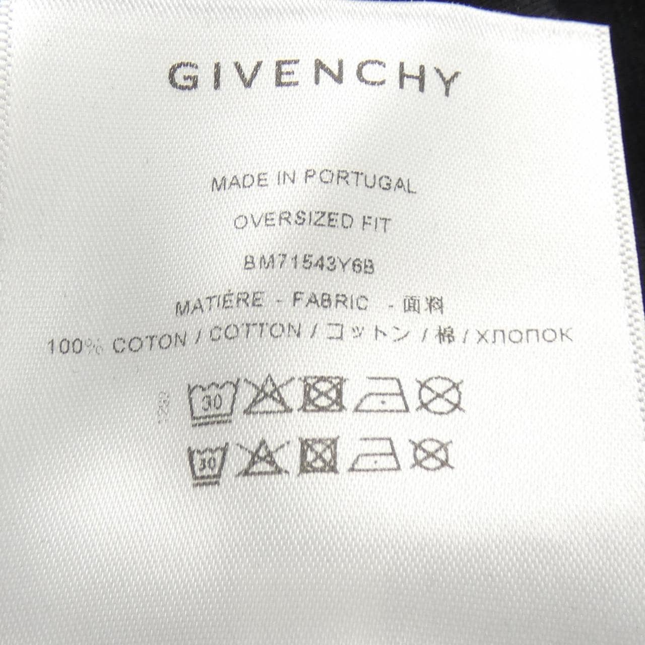 ジバンシー GIVENCHY BM71543Y6B Tシャツ