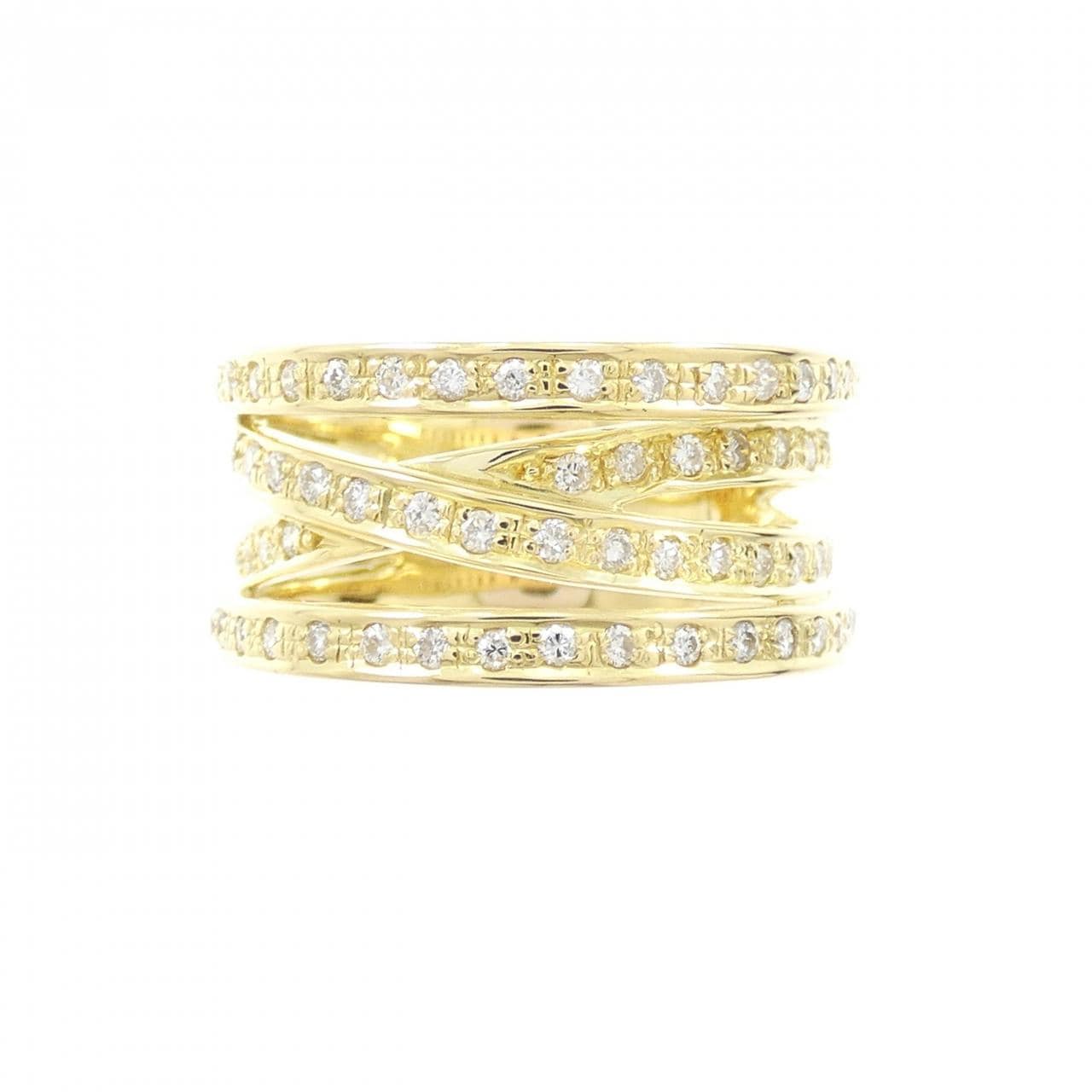 K18YG ダイヤモンド リング 0.50CT