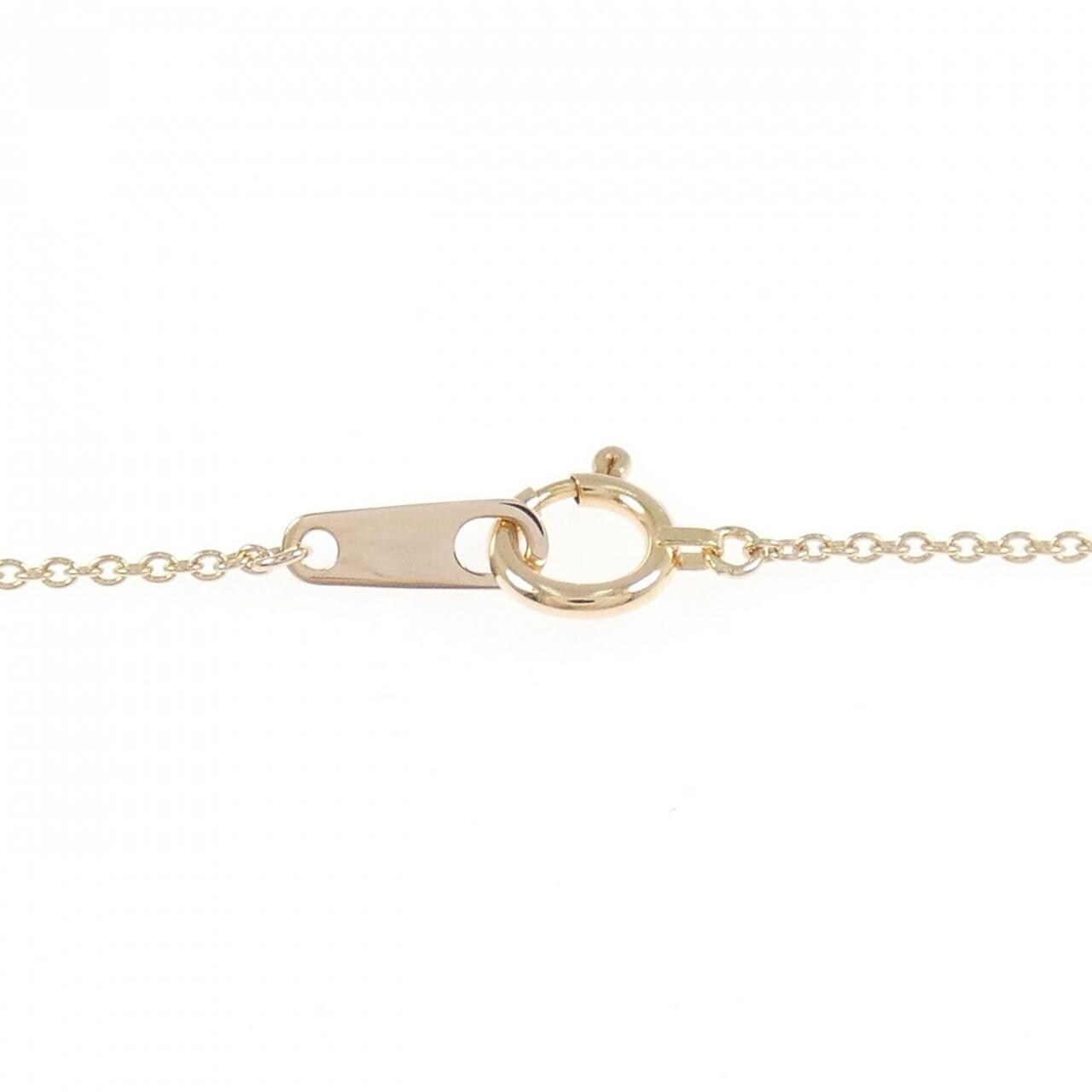 K18PG ソリティア ダイヤモンド ネックレス 0.23CT
