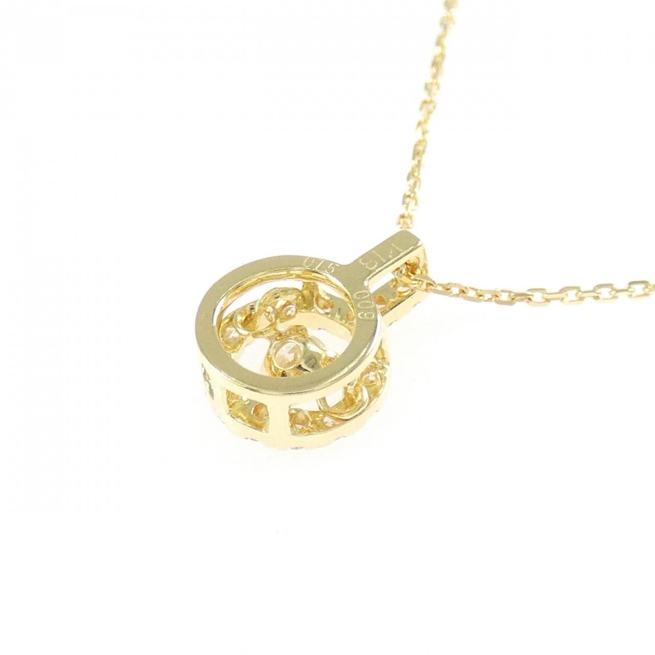 K18YG ダイヤモンド ネックレス 0.15CT