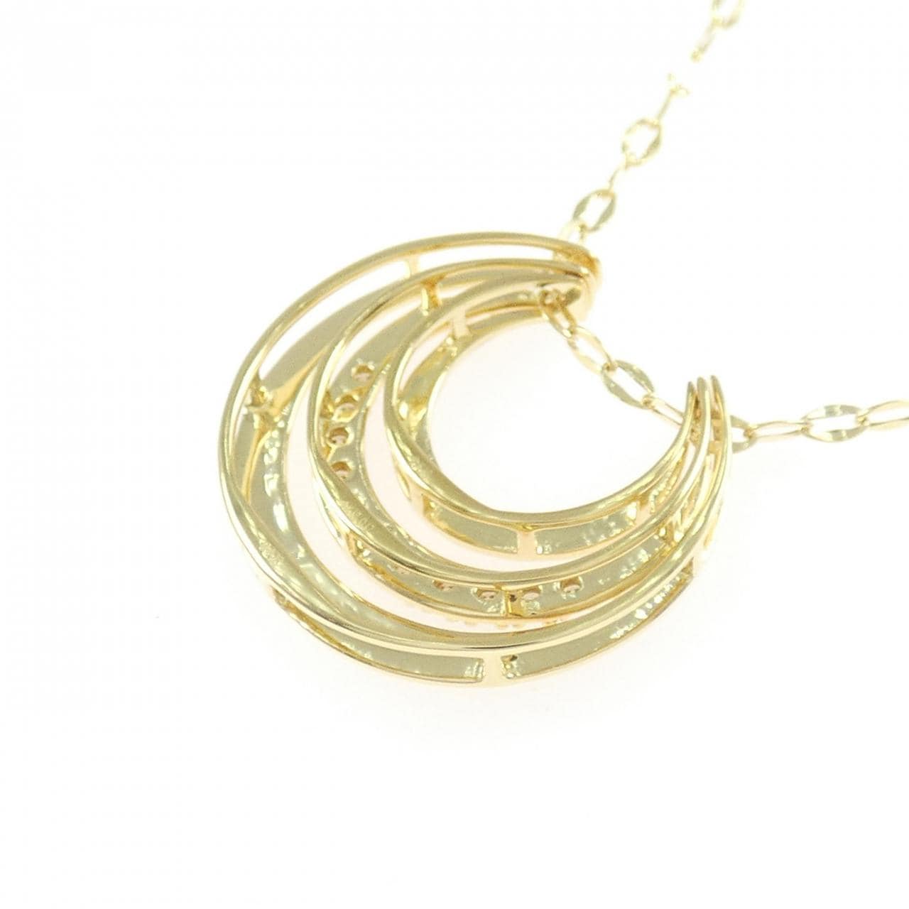 ジーエスティービー ダイヤモンド ネックレス 0.12CT