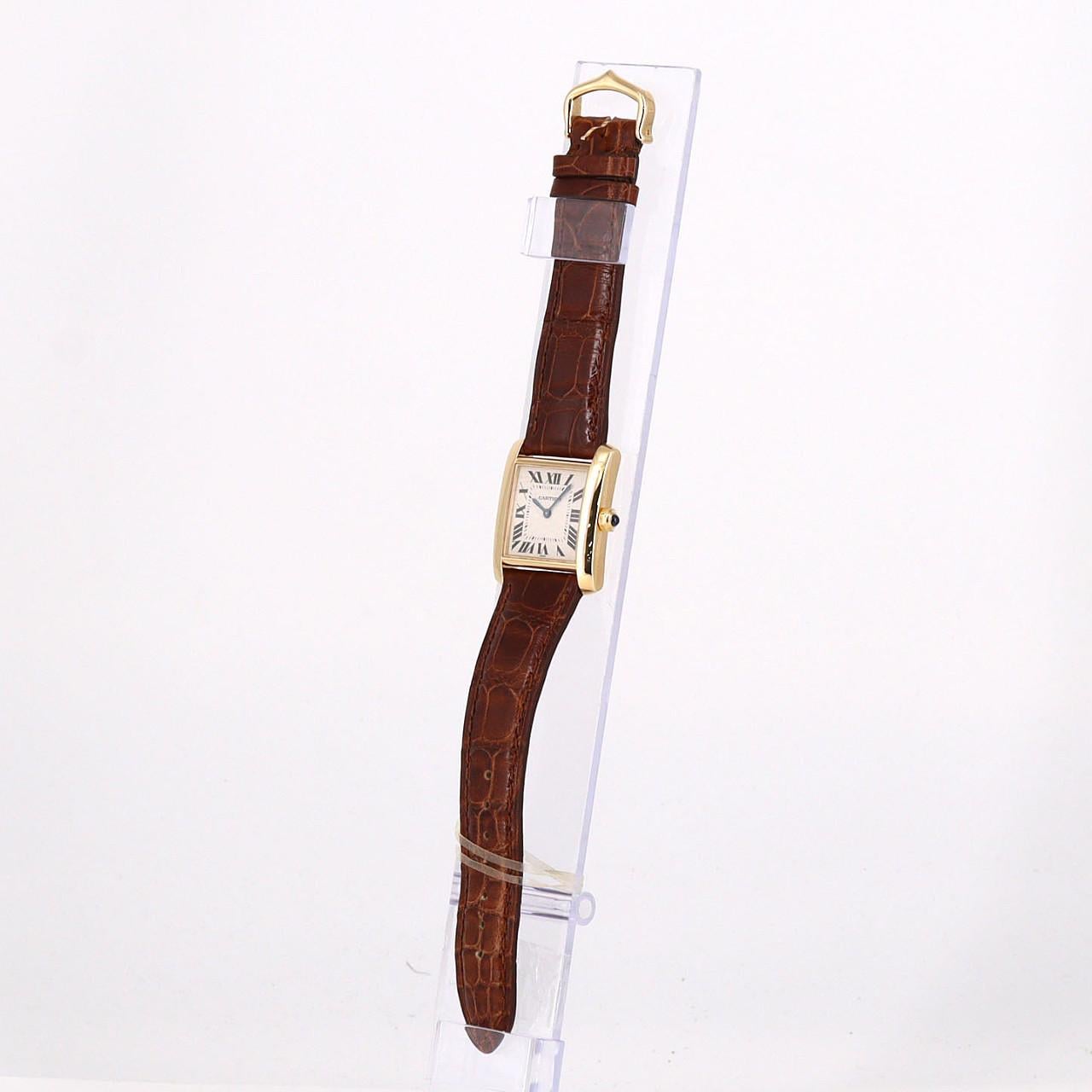 カルティエ タンクフランセーズMM YG W5000356 YG クォーツ