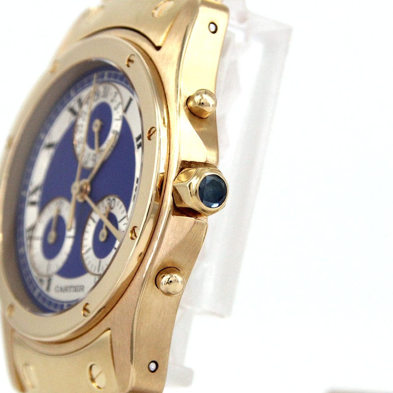 カルティエ サントスロンド MM クロノリフレックス YG W15078G1 YG クォーツ