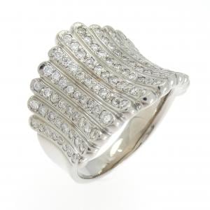 K18WG ダイヤモンド リング 1.00CT