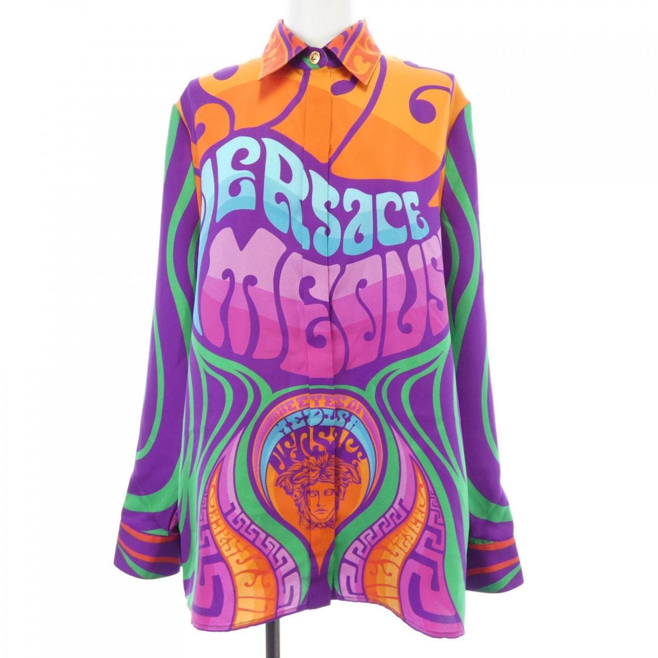 ヴェルサーチェ VERSACE 1001360 1A02876 S／Sシャツ