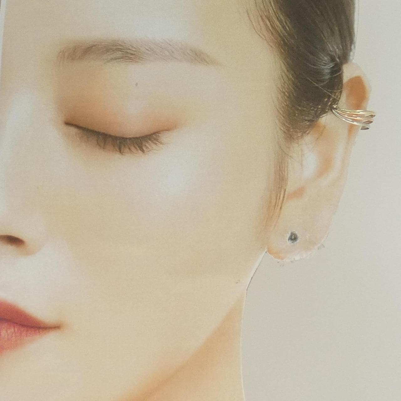 K10スリーカラー イヤーカフ 片耳