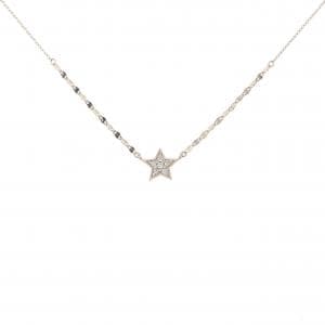 K10YG スター ダイヤモンド ネックレス 0.04CT
