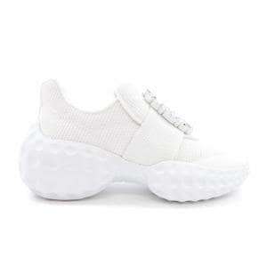 ロジェヴィヴィエ ROGER VIVIER ストラスバックル ヴィヴ ラン ライト スニーカー