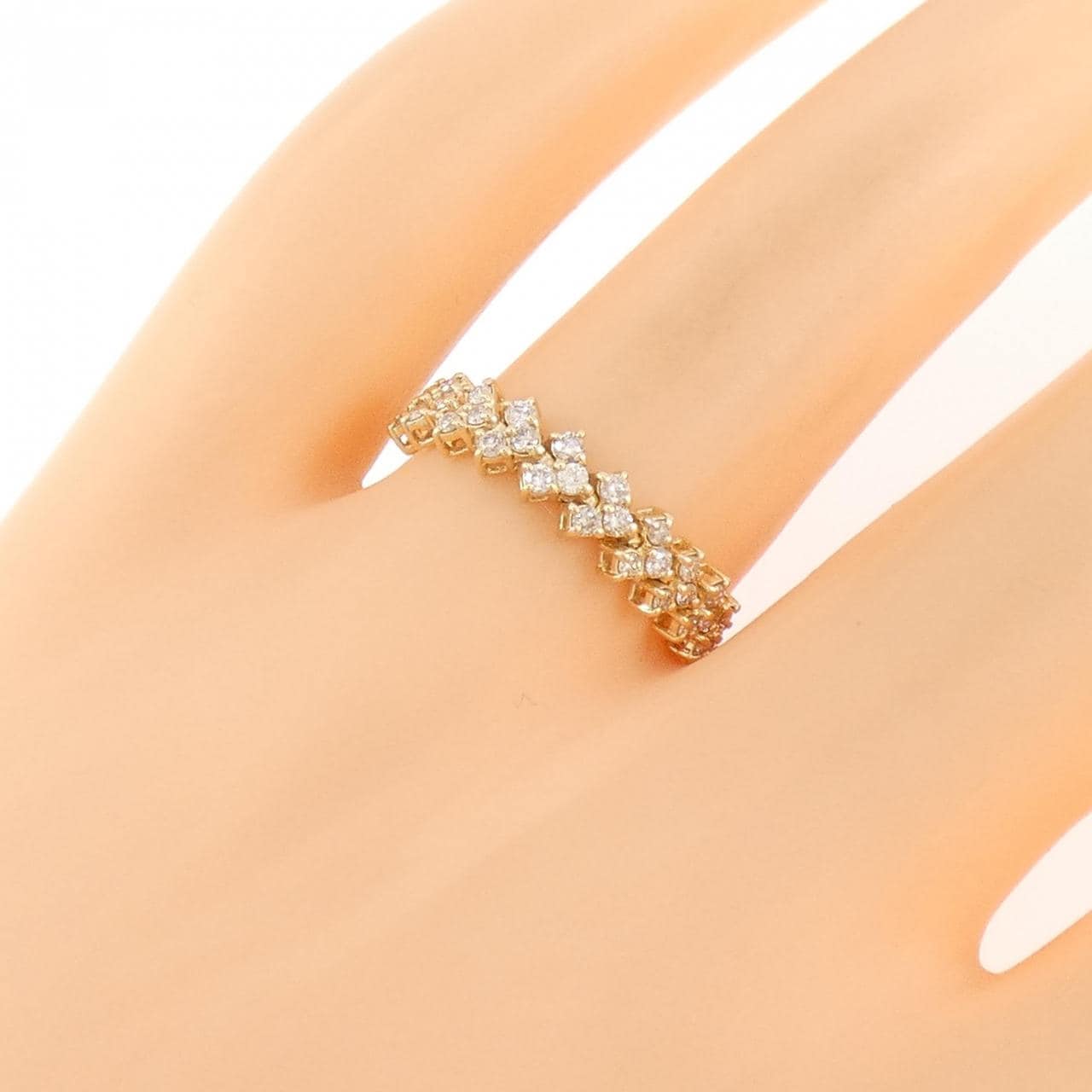 K18YG ダイヤモンド リング 0.30CT