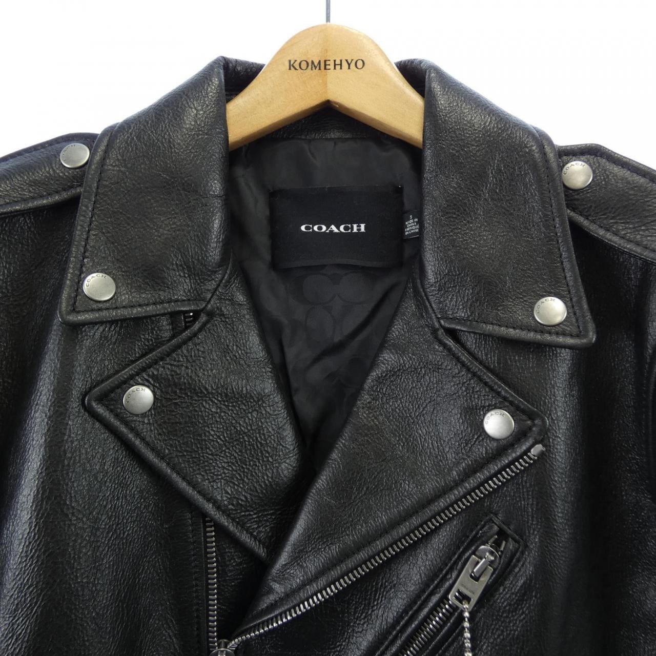 コーチ COACH レザーライダースジャケット