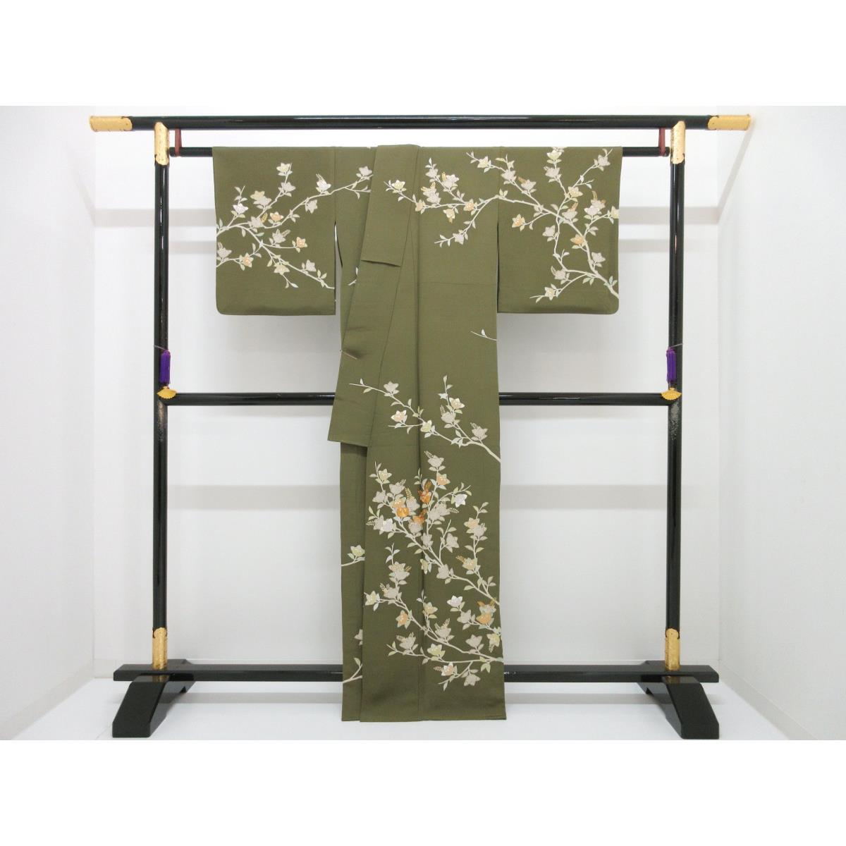 単衣　【千總】訪問着　木瓜