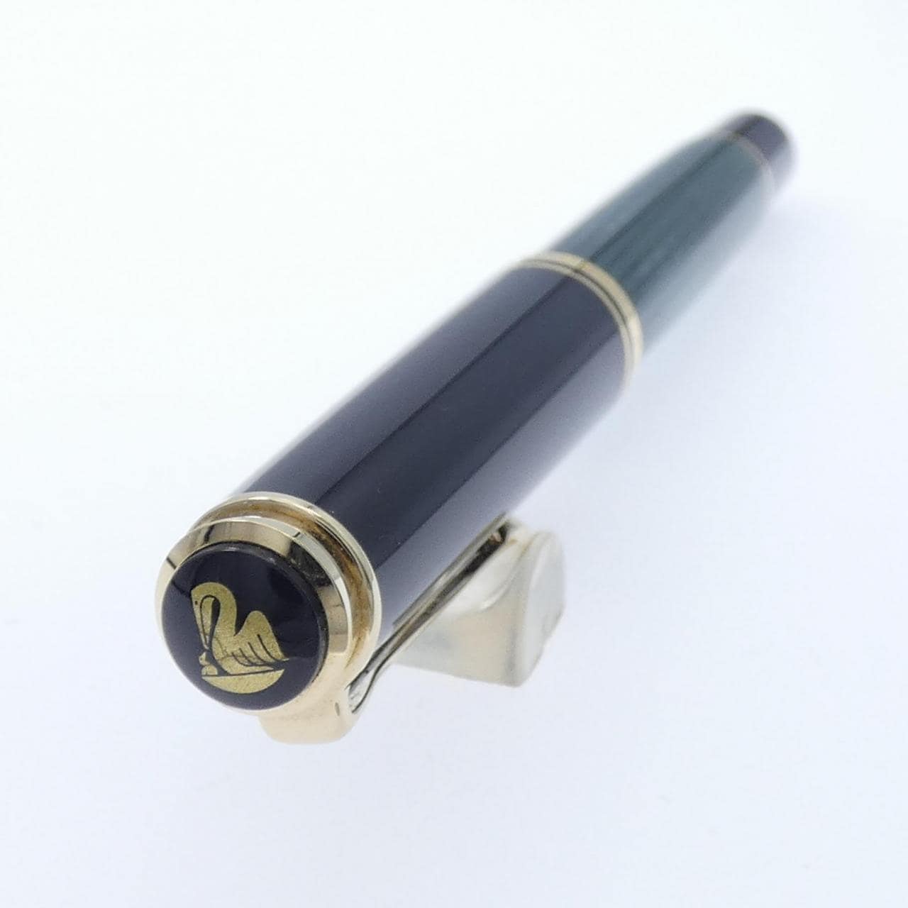 橄榄石M400绿条纹钢笔