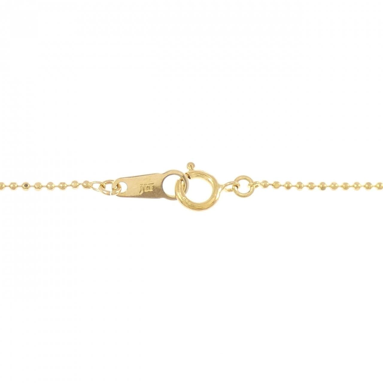 K18YG ダイヤモンド ネックレス 0.11CT