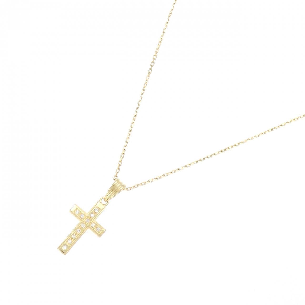 シンパシーオブソウル クロス ダイヤモンド ネックレス 0.10CT