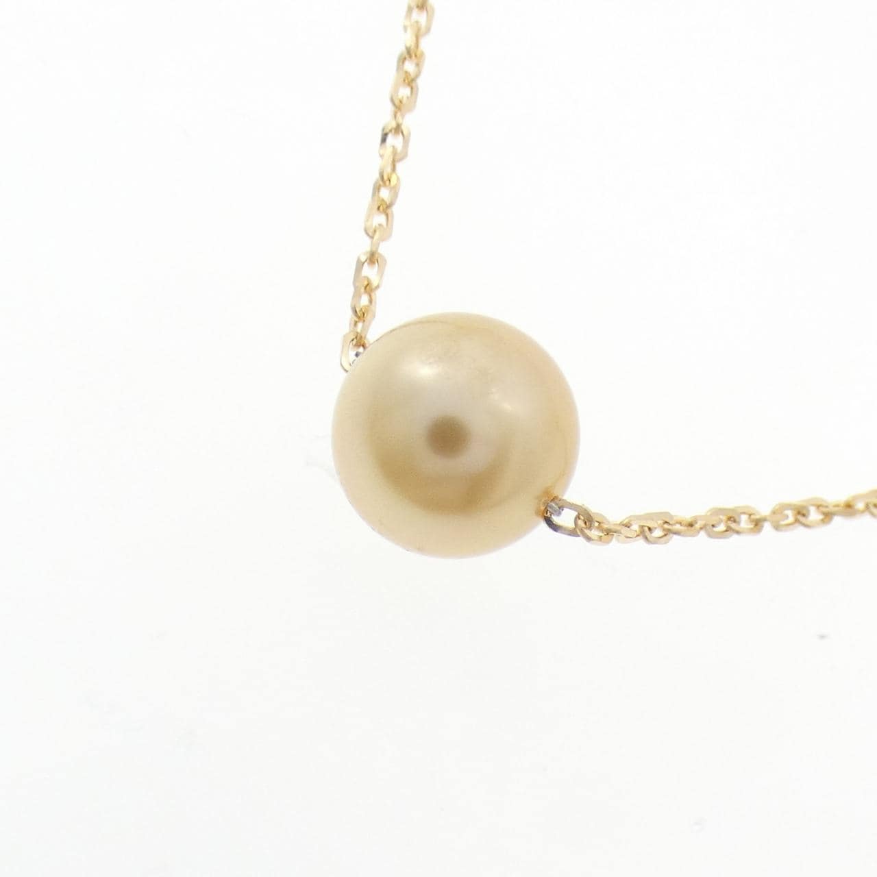 K18YG 白蝶パール ネックレス