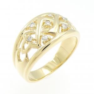 K18YG ダイヤモンド リング 0.10CT