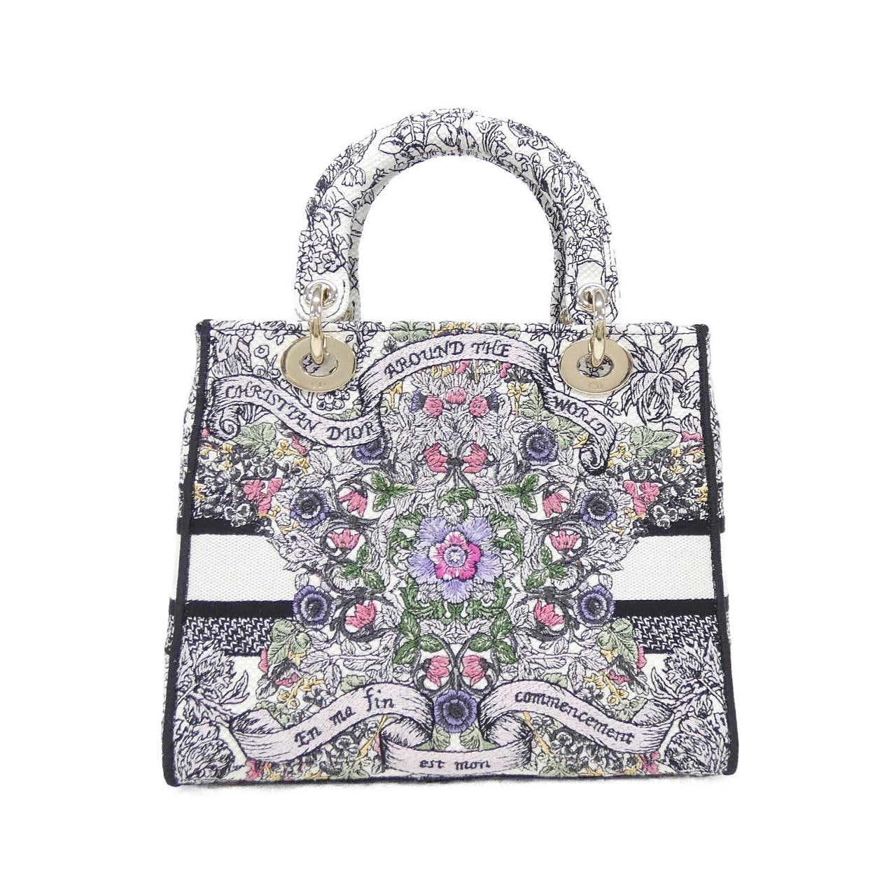 クリスチャンディオール DIOR AROUND THE WORLD レディ D-ライト ミディアム M0565OEDO バッグ