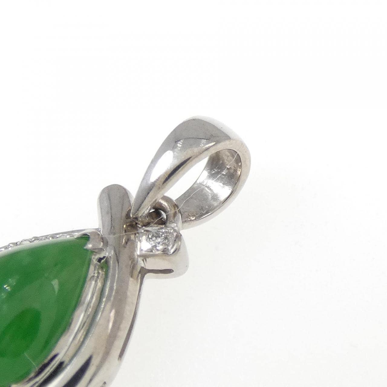 18KWG翡翠吊墜1.16CT