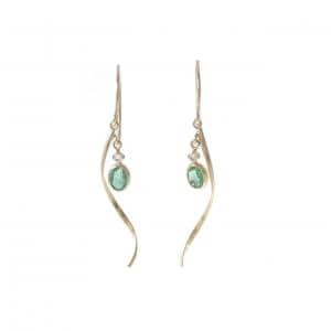 K10YG エメラルド ピアス