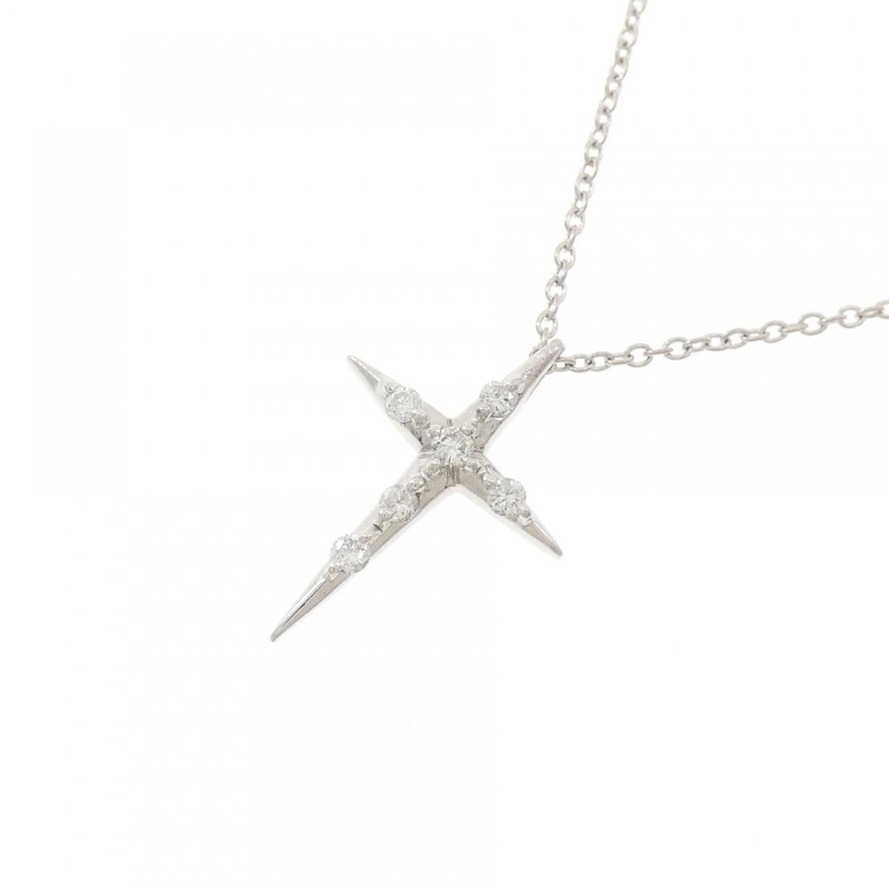 アーカー エターナルクロス ネックレス 0.1CT