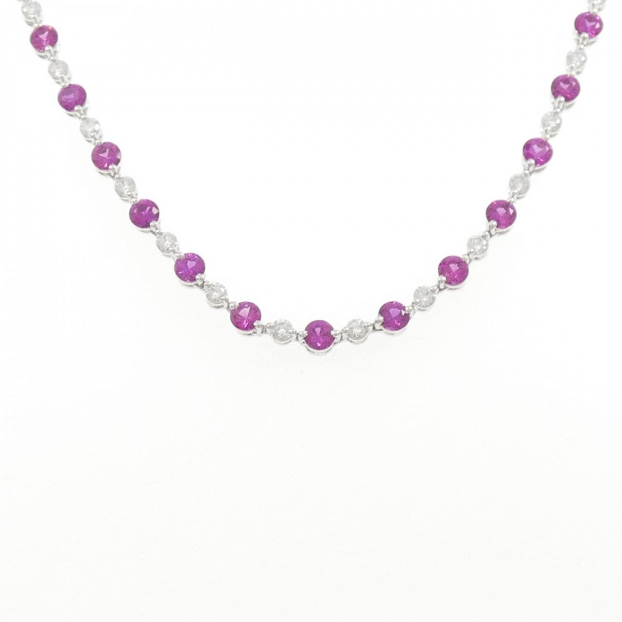ミキモト ルビー ネックレス 7.12CT