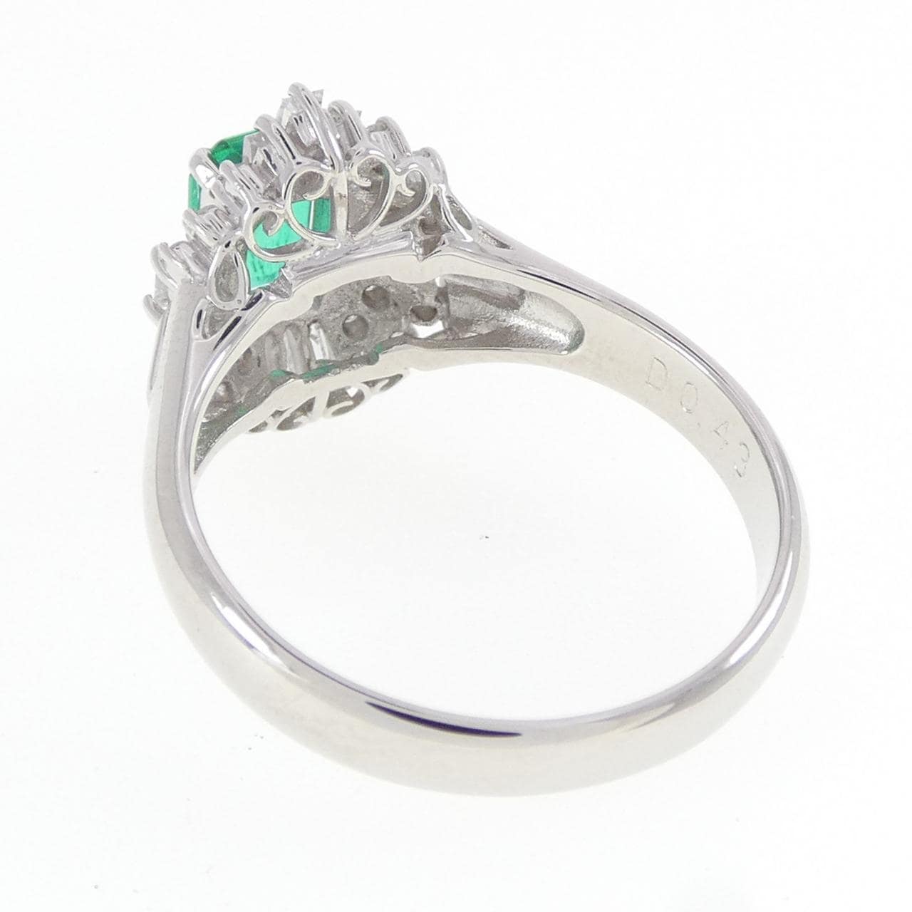 PT900 エメラルド リング 0.53CT