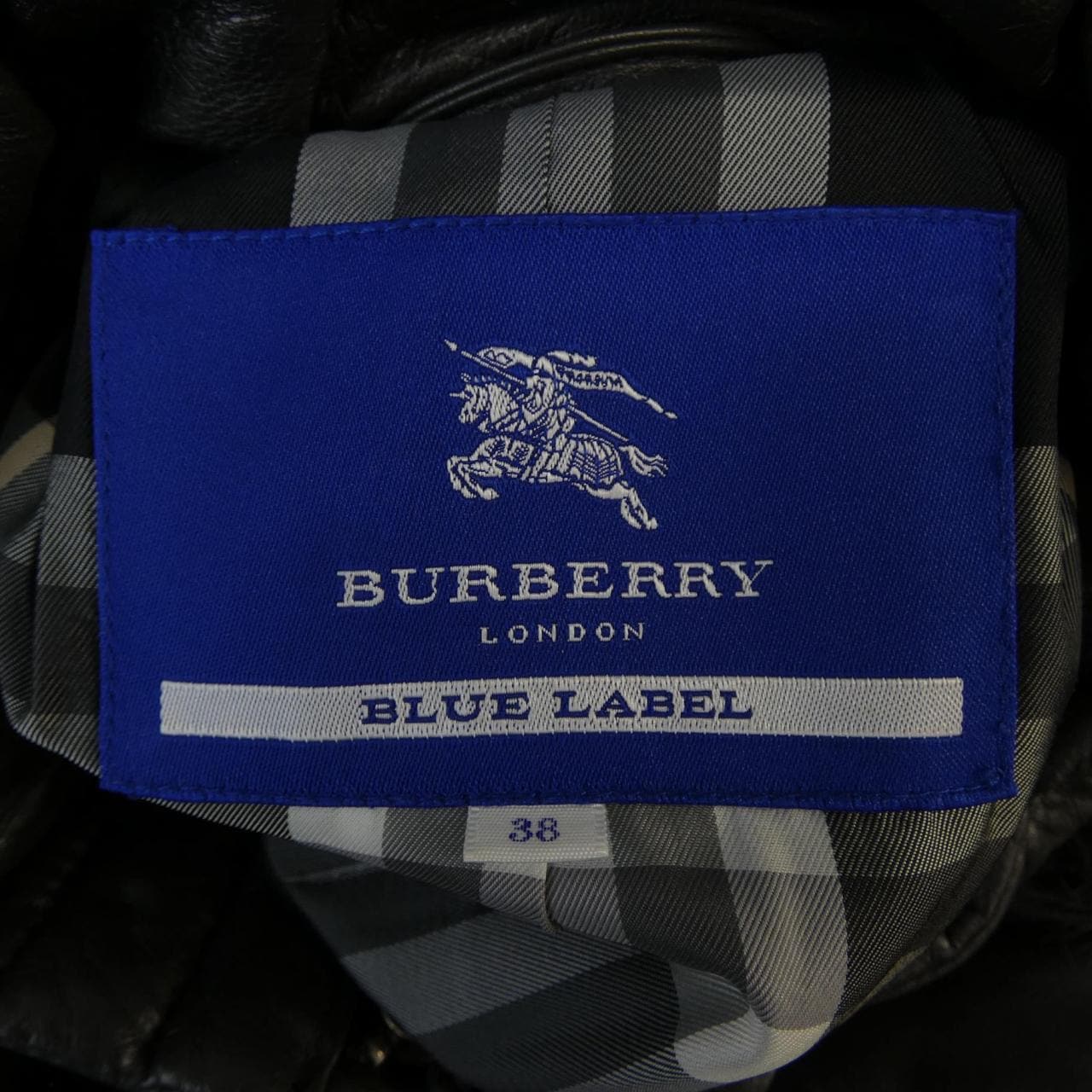 バーバリーブルーレーベル BURBERRY BLUE LABEL レザーコート