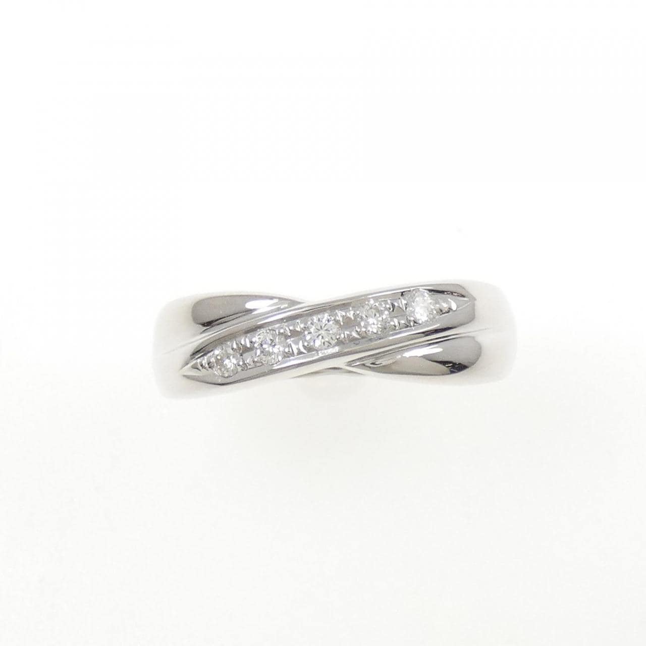 K18WG ダイヤモンド リング 0.10CT