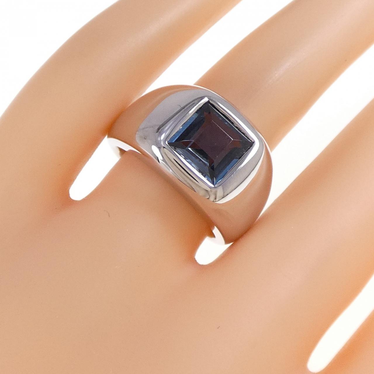K18WG Blue Topaz Ring 2.546CT
