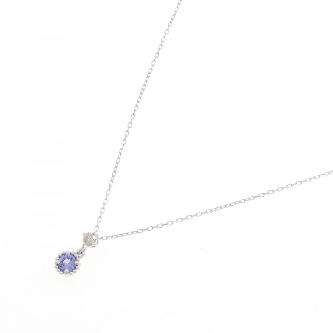 K10WG タンザナイト ネックレス