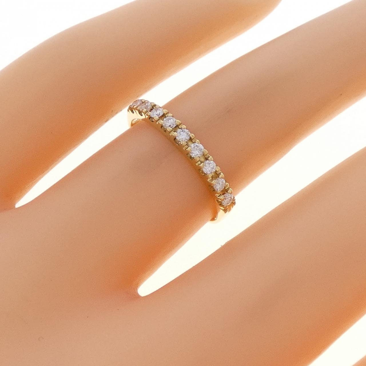 K18YG ダイヤモンド リング 0.14CT