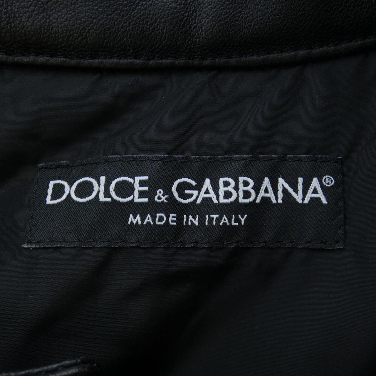 ドルチェアンドガッバーナ DOLCE&GABBANA レザージャケット