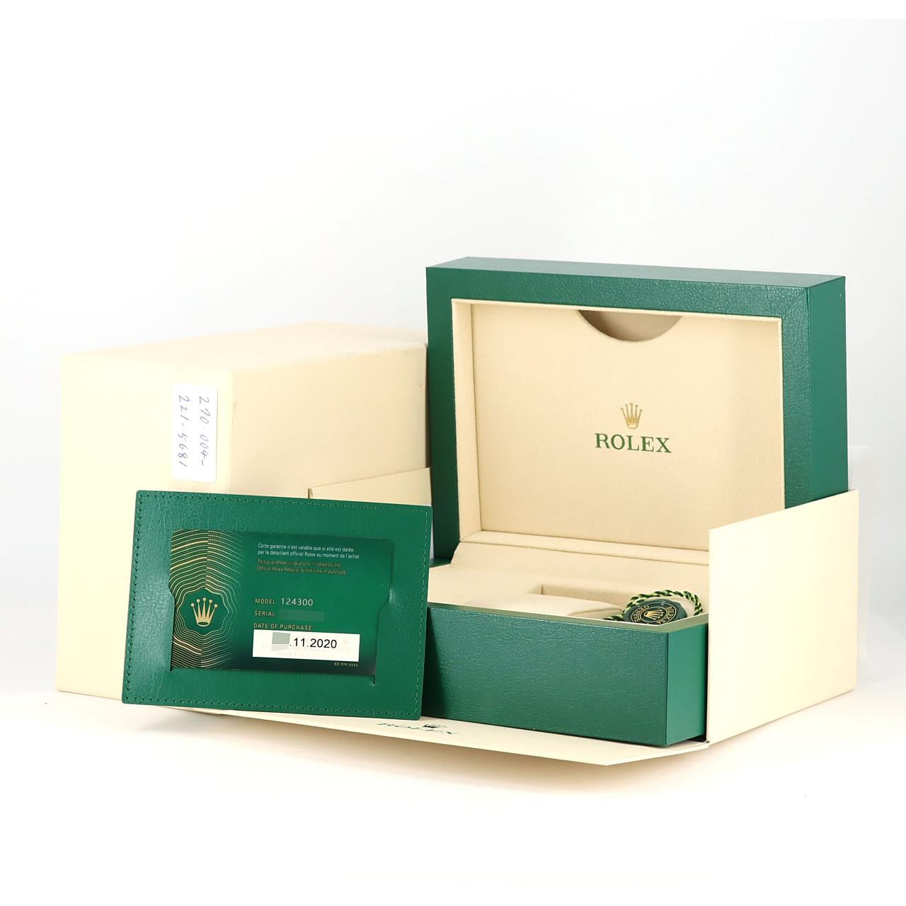 ロレックス オイスターパーペチュアル 124300 SS 自動巻 ランダム番