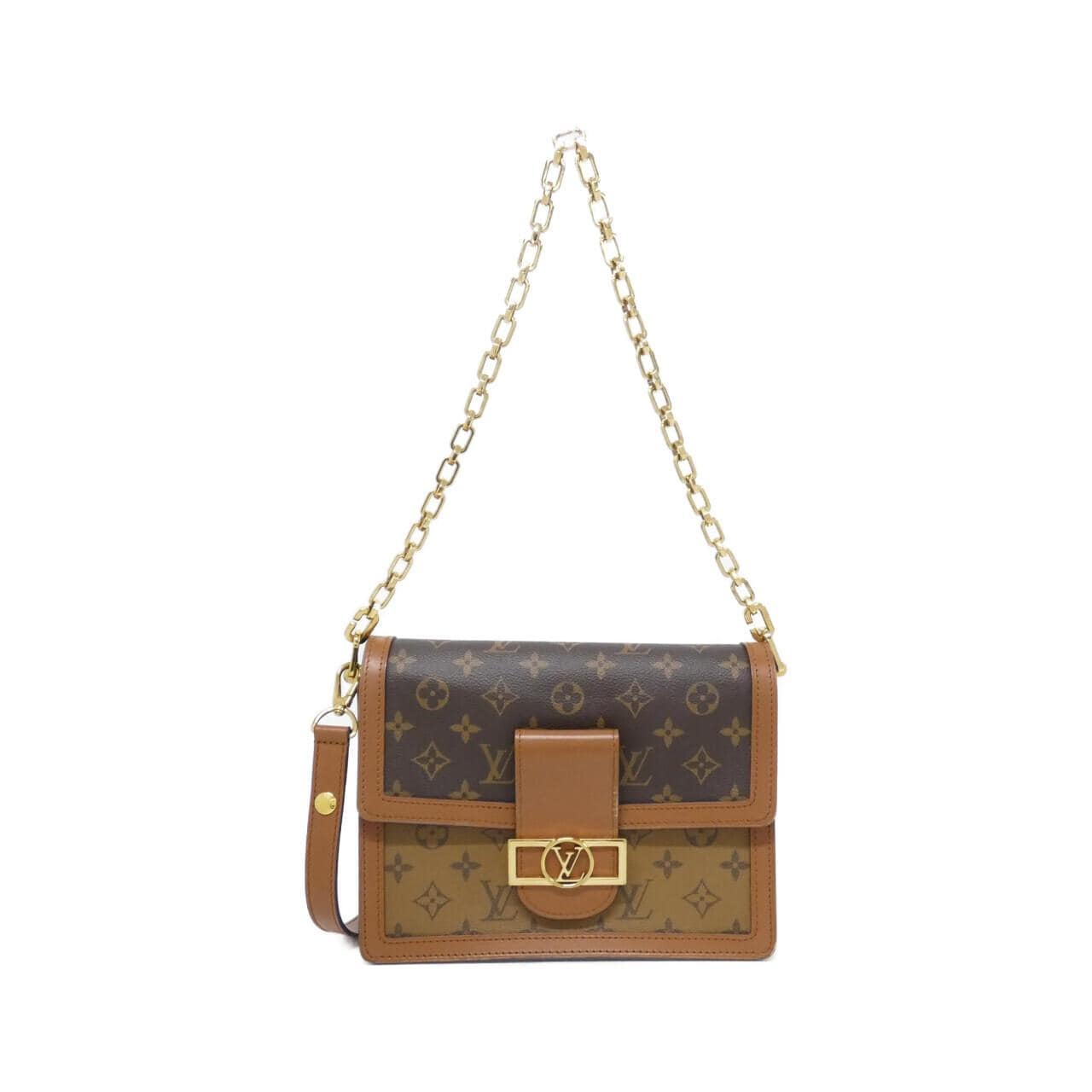 ルイヴィトン モノグラム リバース ドーフィーヌ MM M45958 ショルダーバッグ
