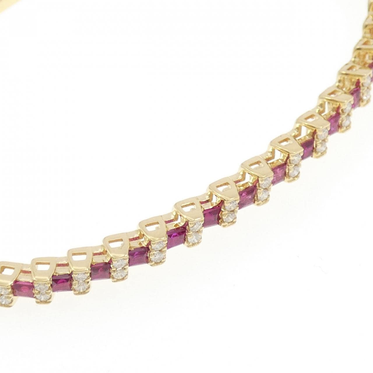 750YG ルビー バングル 1.56CT