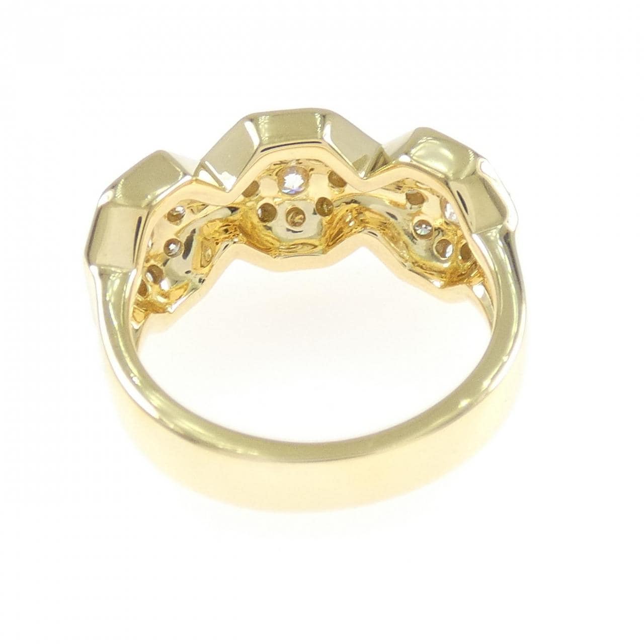 K18YG ダイヤモンド リング 0.63CT