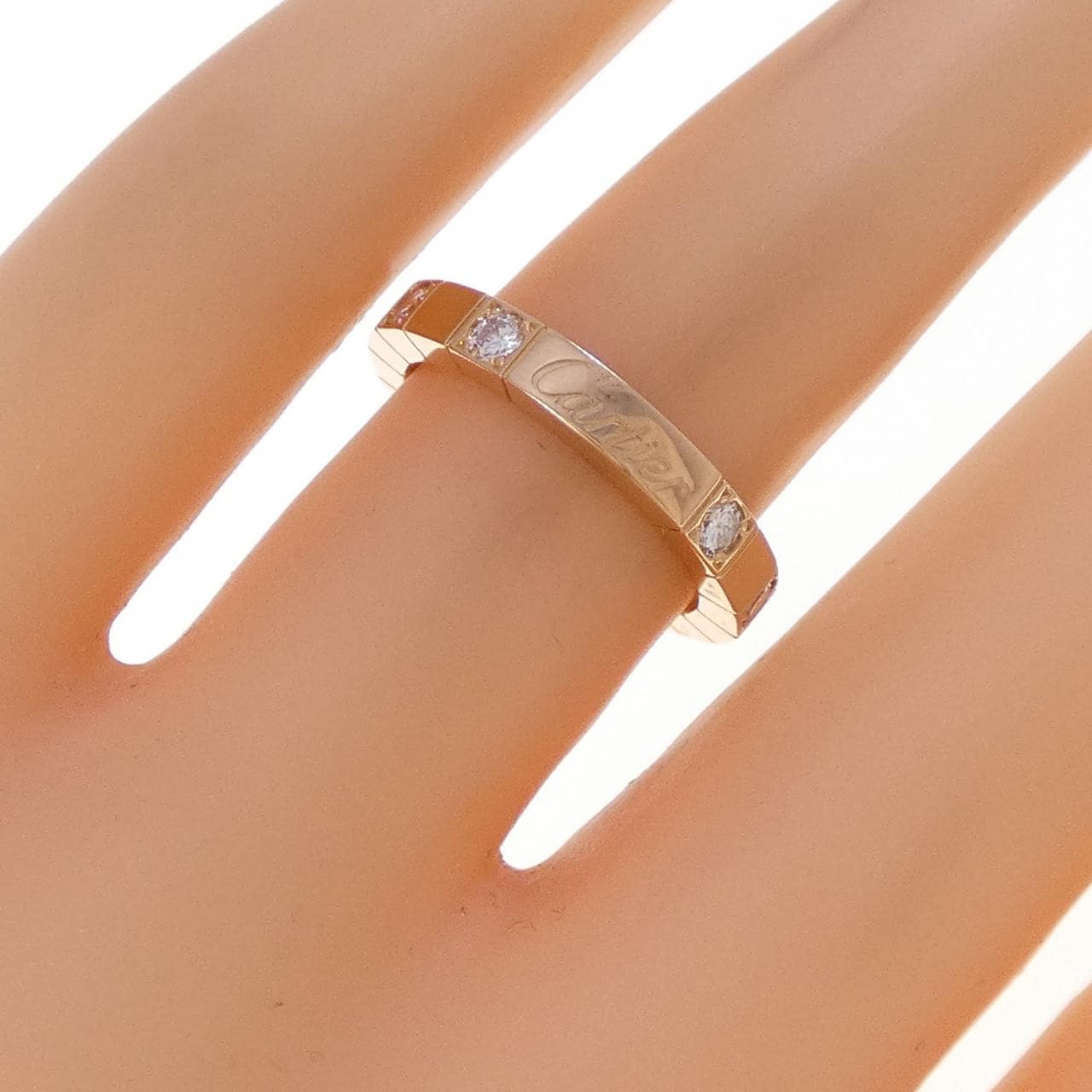 カルティエ ラニエール ハーフダイヤ リング