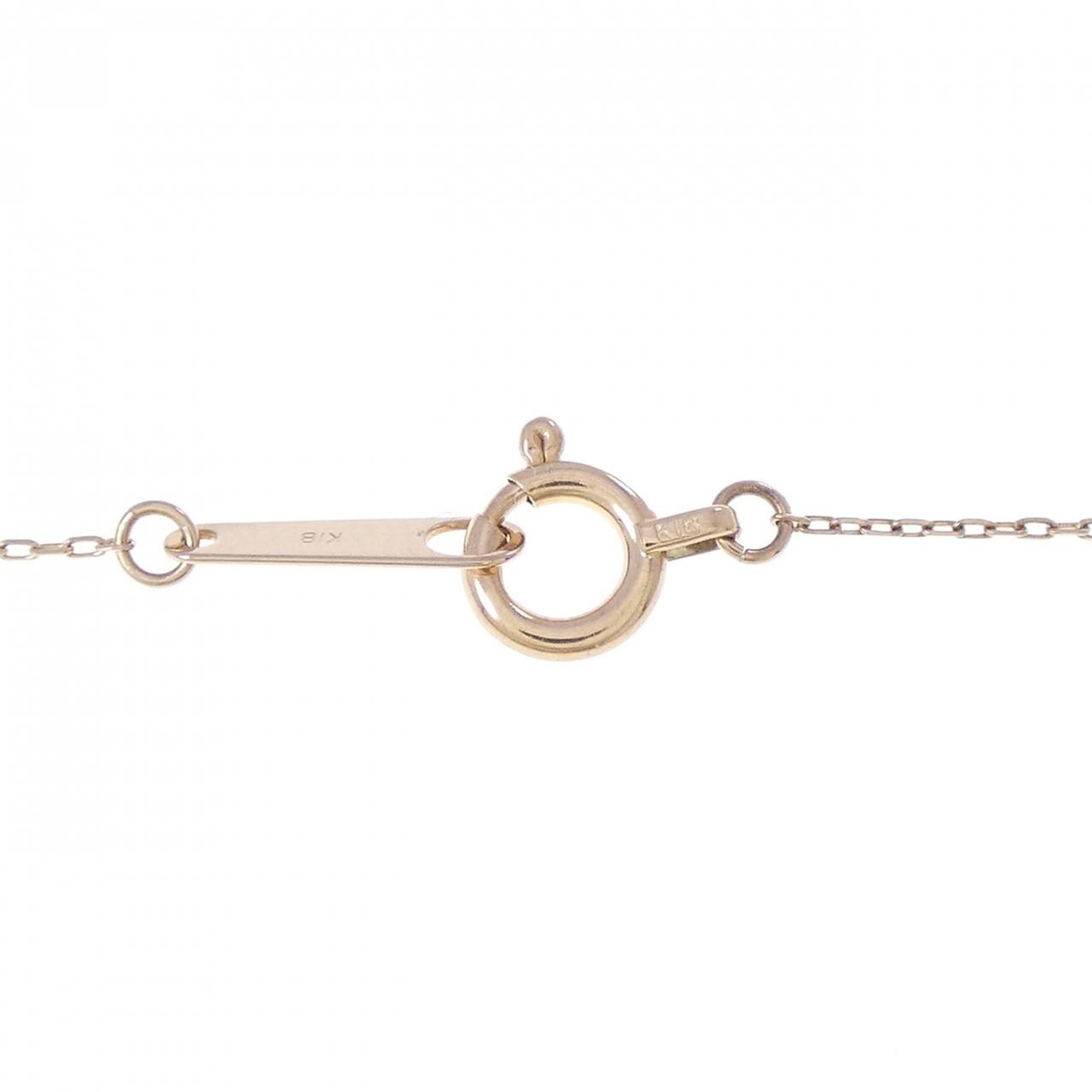 K18PG ダイヤモンド ネックレス 0.25CT