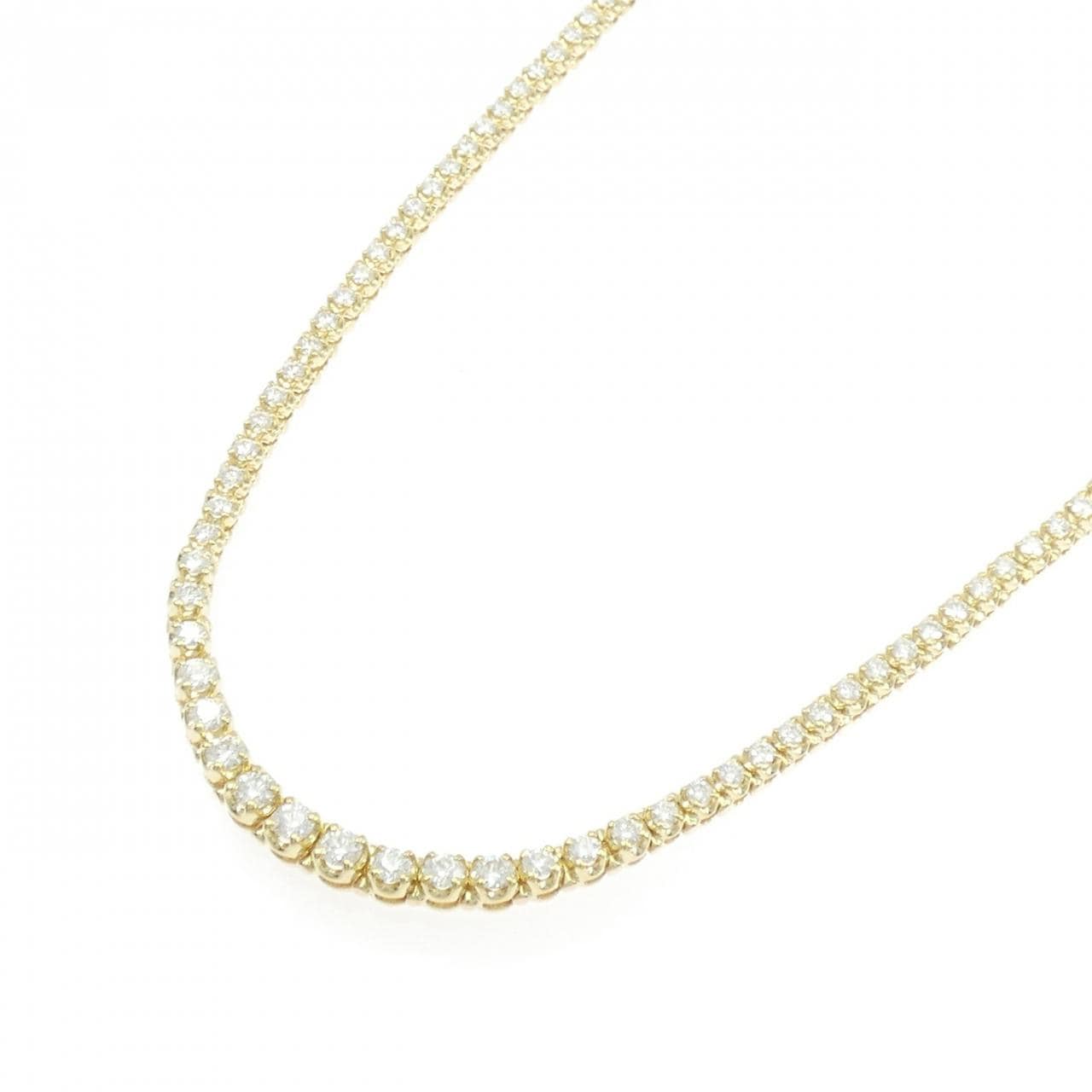 K18YG ダイヤモンド ネックレス 6.373CT