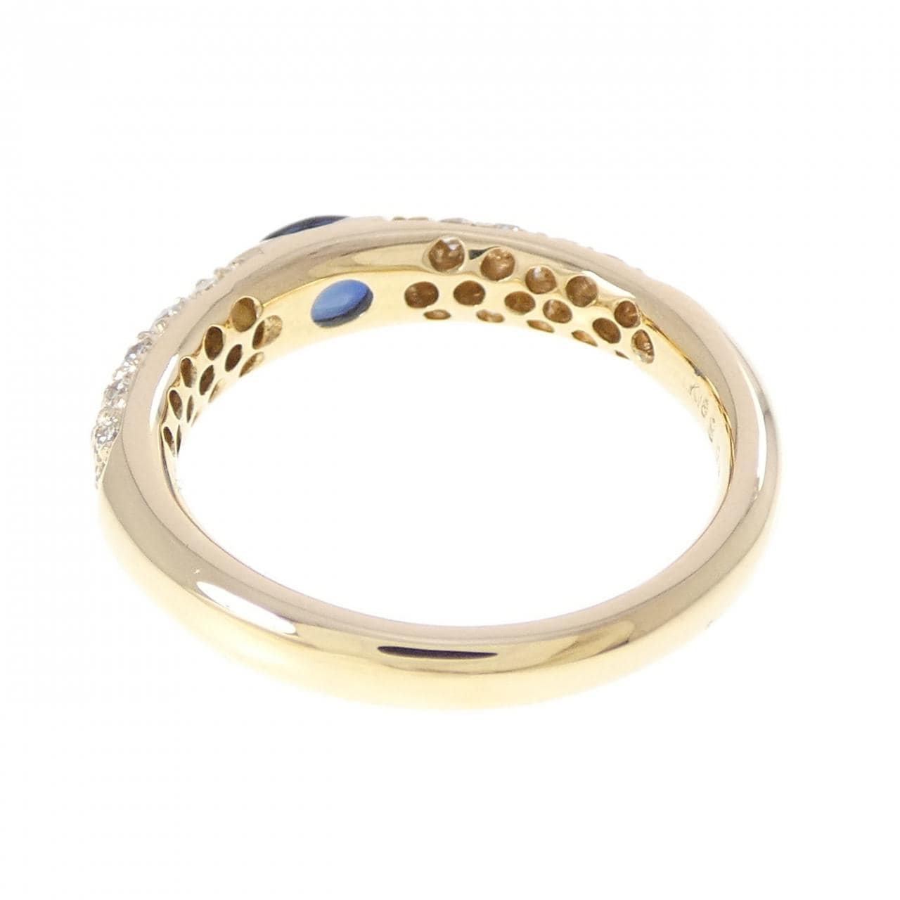 K18YG サファイヤ リング 0.59CT