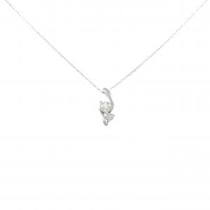 K10WG ダイヤモンド ネックレス 0.15CT