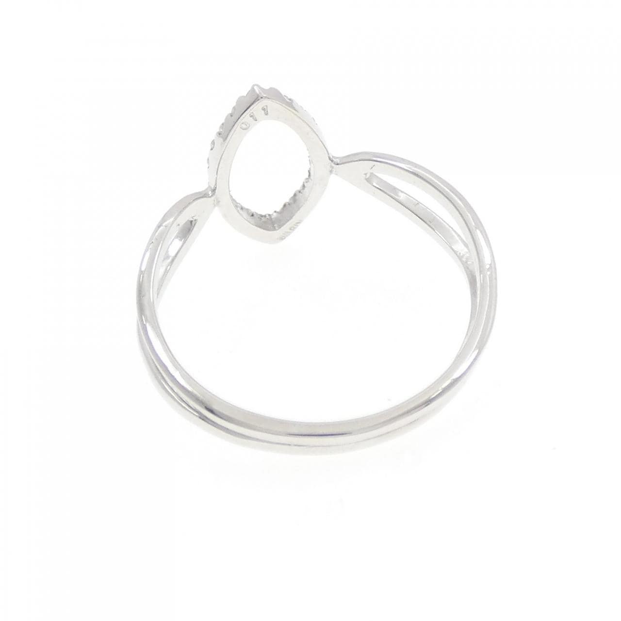 K18WG ダイヤモンド リング 0.11CT