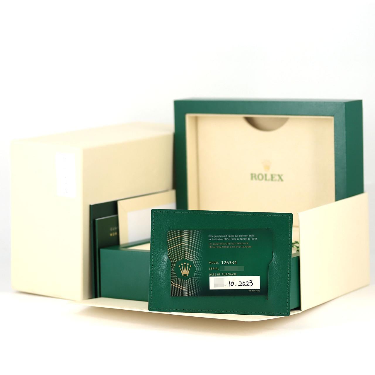 ロレックス デイトジャスト 126334 SSxWG 自動巻 ランダム番