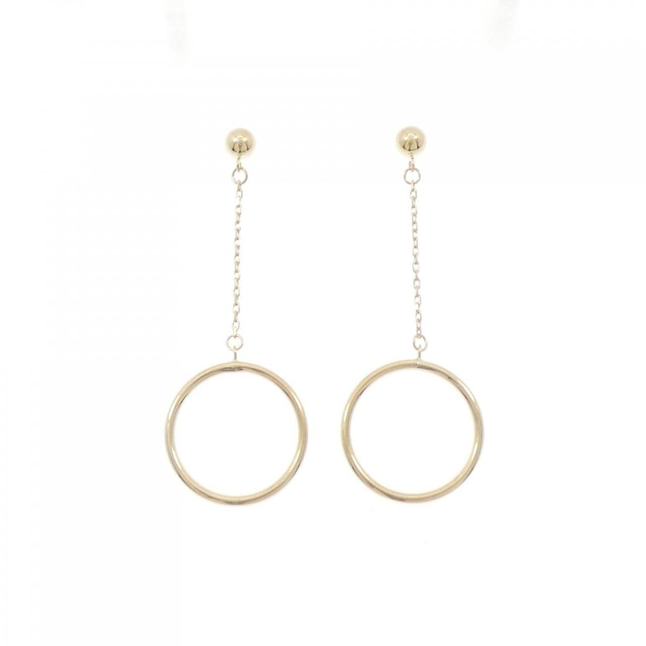K18YG earrings