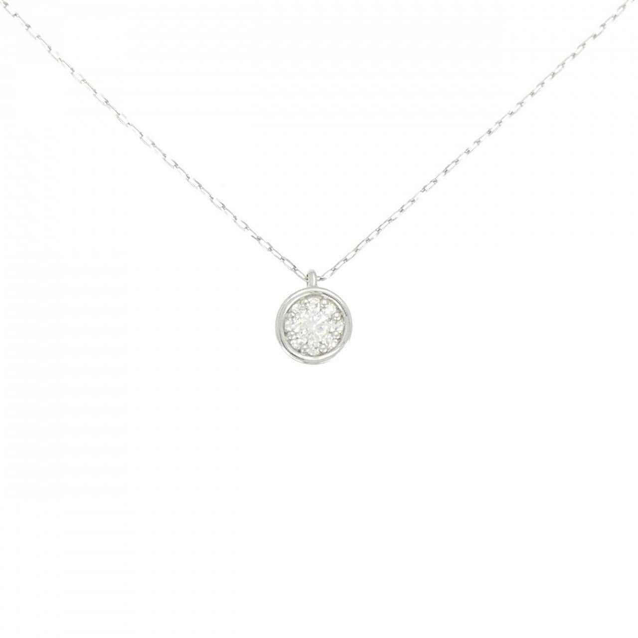 PT950/PT850 ダイヤモンド ネックレス 0.12CT