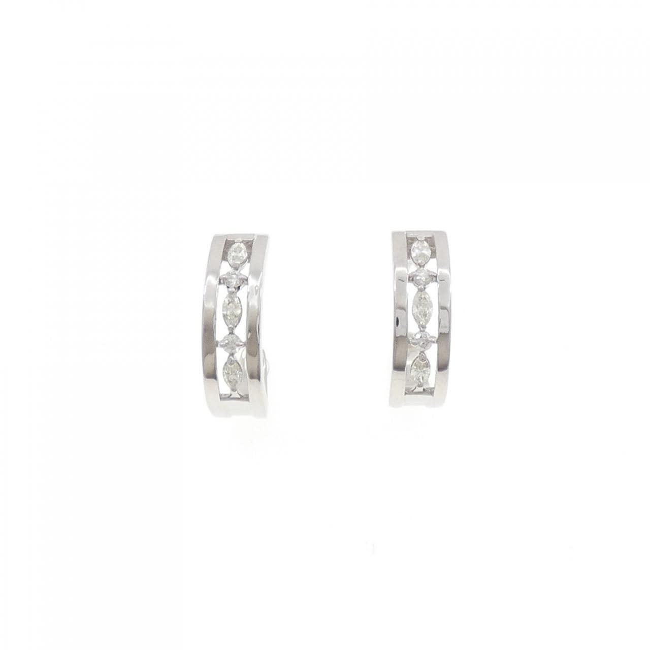 【新品】PT900 ダイヤモンド ピアス 0.26CT