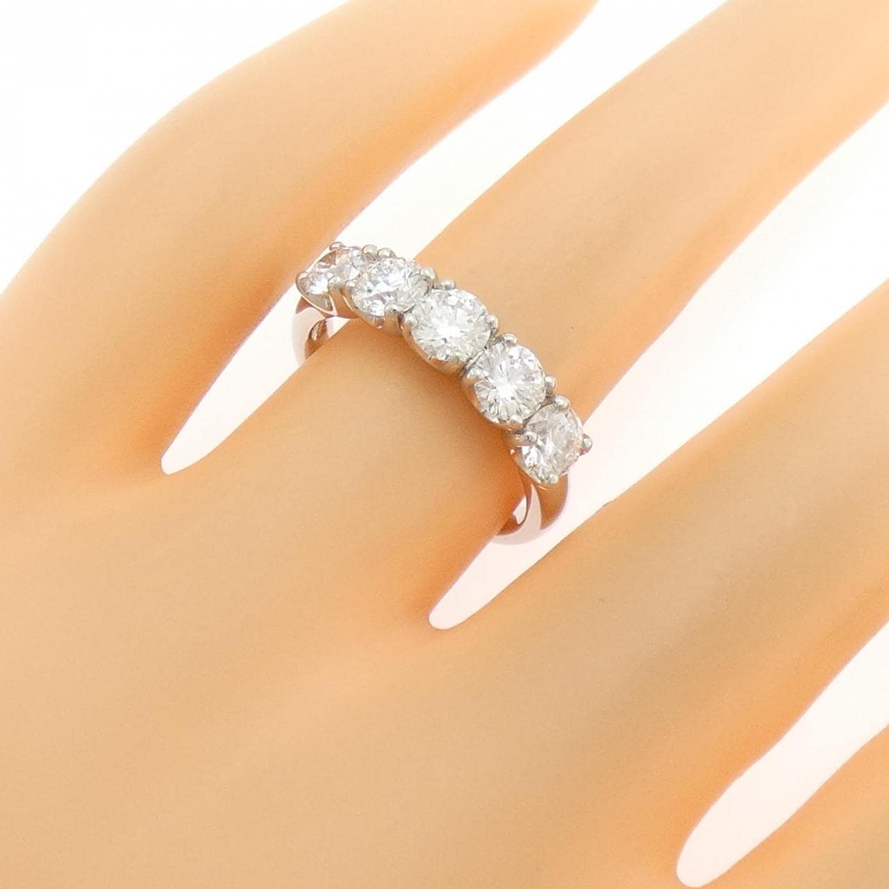 【リメイク】PT900 ダイヤモンド リング 1.588CT D VVS1-2 3EXT-EXT